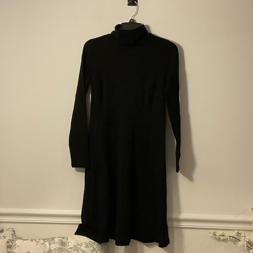 Seraphine Black Long Sleeve Dress
